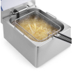 Friteuse professionnelle Kitchen Line Inox 4L, Thermostat de s&eacute;curit&eacute; - Hendi