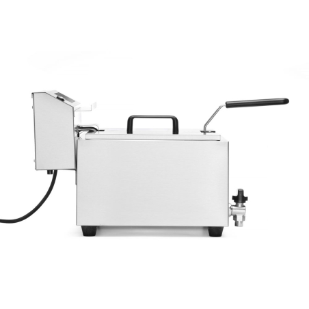 Friteuse professionnelle num&eacute;rique Profi Line 8L avec robinet de vidange - Hendi