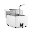 Friteuse professionnelle num&eacute;rique Profi Line 8L avec robinet de vidange - Hendi