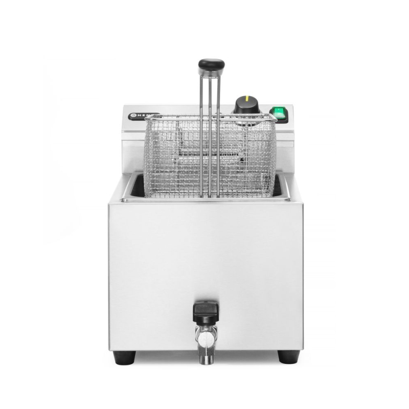 Friteuse Professionnelle Profi Line 10L 400V avec Robinet de Vidange - Hendi