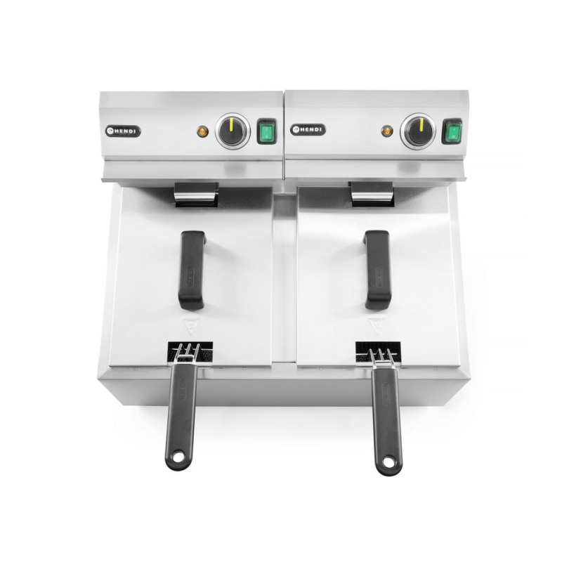 Friteuse professionnelle Profi Line 2x8L 7000W - Hendi