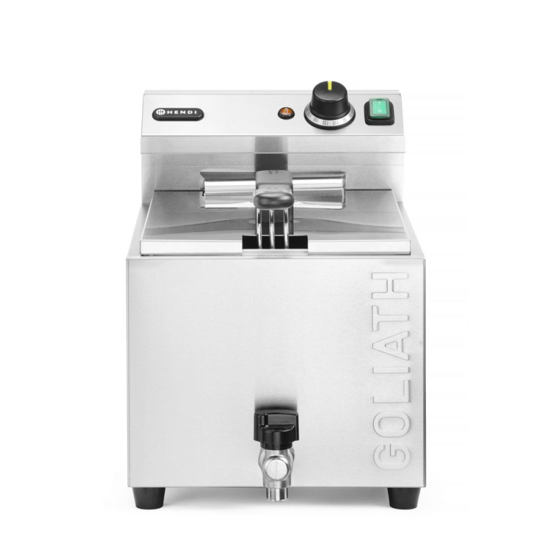 Friteuse Professionnelle XL avec Robinet Vidange 10L 10200W HENDI GOLIATH - Hendi
