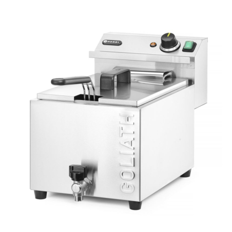 Friteuse Professionnelle XL avec Robinet Vidange 10L 10200W HENDI GOLIATH - Hendi