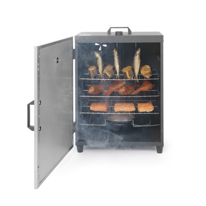 Fumoir &Eacute;lectrique Professionnel Inox 1600W Temp&eacute;rature R&eacute;glable - Hendi