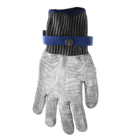 Gants anti-coupure certifi&eacute;s, acier inoxydable et HPPE, Taille L (330mm) - Hendi