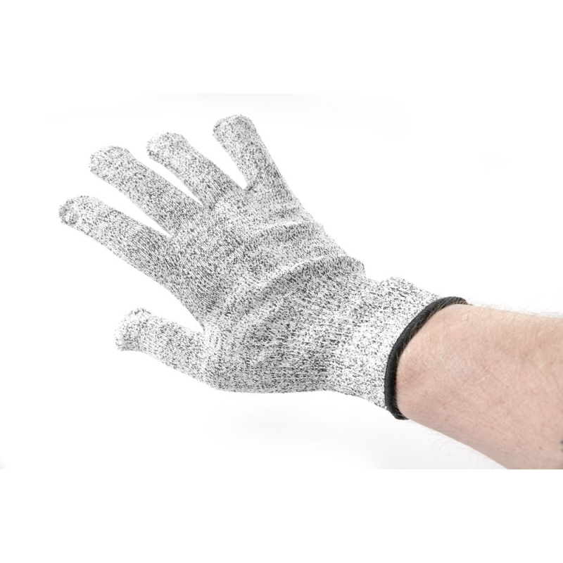 Gants de protection anti-coupure HPPE/Nylon, niveau D, taille L (2 pi&egrave;ces) - Hendi