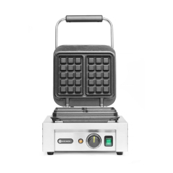 Gaufrier &Eacute;lectrique Professionnel 'Bruxelles' pour 2 Gaufres 3x5 Carr&eacute;s, 2200W - Hendi