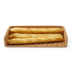 Grande Corbeille &agrave; Pain/Viennoiseries en Polyrotin avec Cadre Inox, 595x395x105mm, Lave-Vaisselle - Hendi