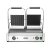 Grill de Contact Double Professionnel, Moiti&eacute; Lisse, Moiti&eacute; Rainur&eacute;, 3600W - Hendi
