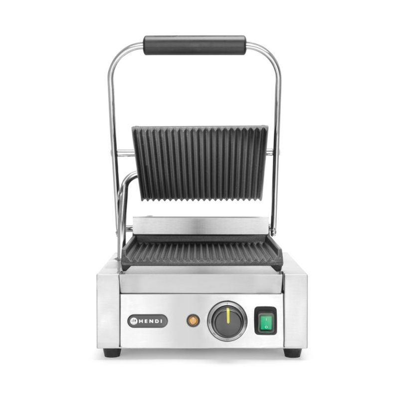 Grill de Contact Professionnel Rainur&eacute; 1800W, Panini et Sandwichs - Hendi