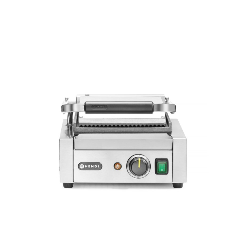 Grill de Contact Professionnel Rainur&eacute; Lisse 1800W HENDI 263600 - Hendi