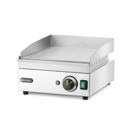Grill &eacute;lectrique de comptoir Kitchen Line, surface lisse 316x380mm, 2000W - Hendi