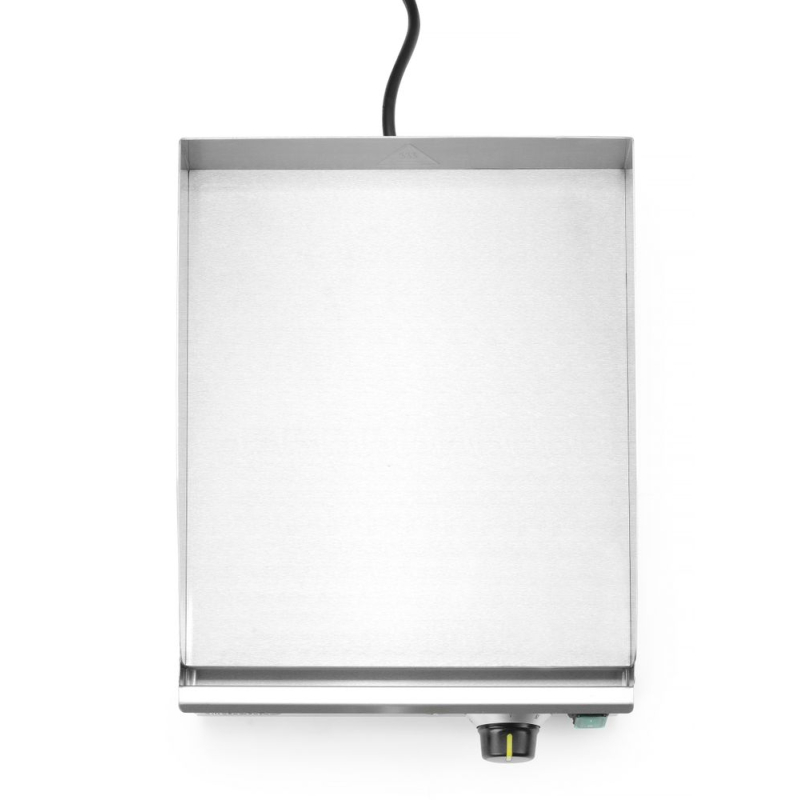 Grill &eacute;lectrique de comptoir Kitchen Line, surface lisse 316x380mm, 2000W - Hendi