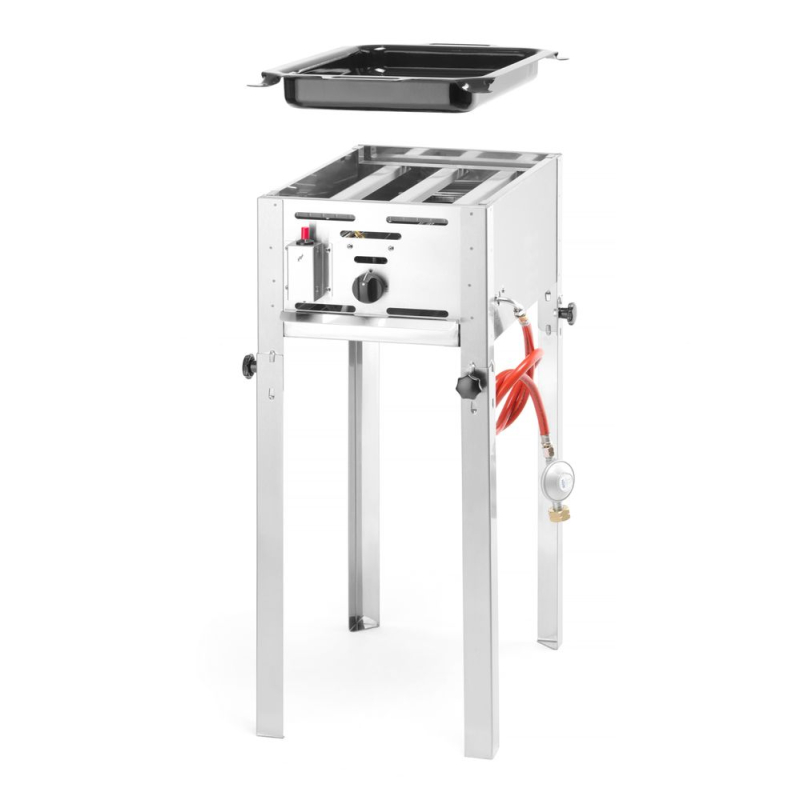 Grill Gaz Mini Professionnel Inox 5,8kW (340x540xH840mm) 154700 - Hendi