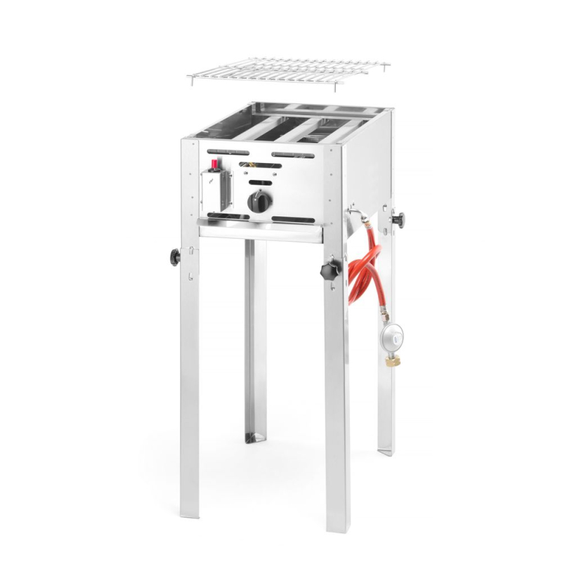 Grill Gaz Mini Professionnel Inox 5,8kW (340x540xH840mm) 154700 - Hendi