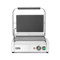 Grill Panini professionnel rainur&eacute;/lisse 2200W HENDI 430x375x216mm - Hendi