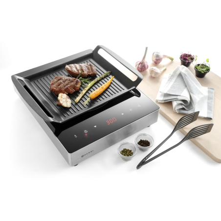 Grill pour Plaque de Cuisson &agrave; Induction Professionnel, 390x260mm - Hendi