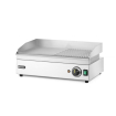 Grill Professionnel &Eacute;lectrique Moiti&eacute; Rainur&eacute;/Moiti&eacute; Lisse, 2400W, Kitchen Line - Hendi