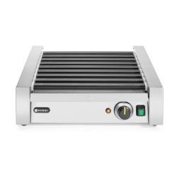 Grill Roulant &Eacute;lectrique 9 Rouleaux Anti-Adh&eacute;sif pour Saucisses, 230V/940W, Temp&eacute;rature R&eacute;glable 150&deg;C - Hendi
