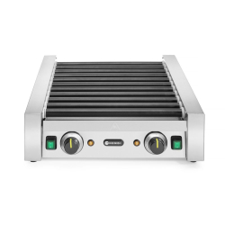 Grill Roulant Professionnel pour Saucisses 11 Rouleaux Double Zone 1180W - Hendi