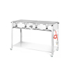 Grill-Master Quattro Gaz Professionnel 22kW, 1330x600x(H)920mm, Acier Inoxydable - Hendi