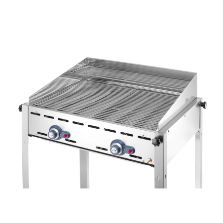 Grille Barbecue Professionnelle GN 1/1 Acier Chrom&eacute; 325x530mm pour Green Fire Profi Line - Hendi