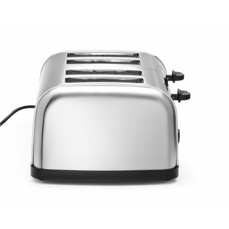 Grille-pain Professionnel 4 Tranches Inox 1500W - Hendi