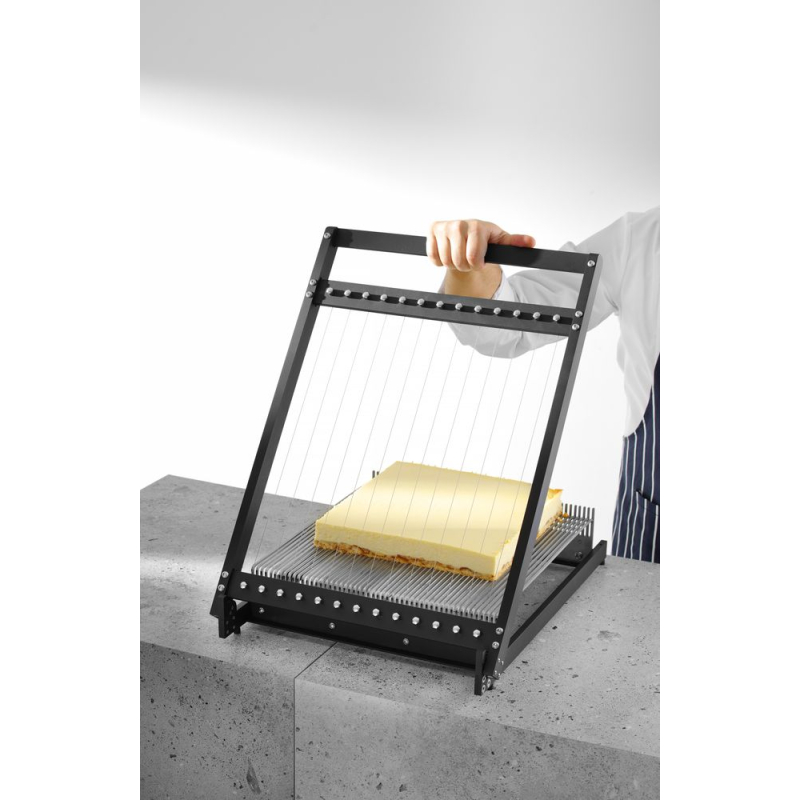 Guitare &agrave; P&acirc;tisserie Professionnelle pour Ganache et Pralines, Coupe Pr&eacute;cise, Acier Inoxydable - Hendi