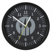 Horloge Murale Designer Robert Bronwasser Noire, ⌀356mm - Hendi