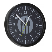 Horloge Murale Designer Robert Bronwasser Noire, ⌀356mm - Hendi