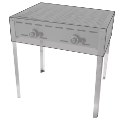 Housse de protection rectangulaire anti-UV 300x450x150mm en PEVA - Hendi