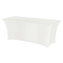 Housse de table rectangulaire Easy-Jersey Symposium Blanc 1500x760x(H)730mm - Hendi