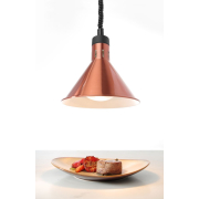 Lampe Chauffante Conique R&eacute;glable en Cuivre 250W - Hendi