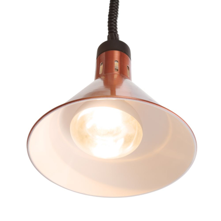 Lampe Chauffante Conique R&eacute;glable en Cuivre 250W - Hendi