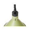 Lampe Chauffante Conique R&eacute;glable Professionnelle, Cordon 70-150cm, Vert - Hendi