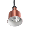 Lampe Chauffante Cylindrique R&eacute;glable Cuivre 250W Maintien au Chaud Professionnel - Hendi