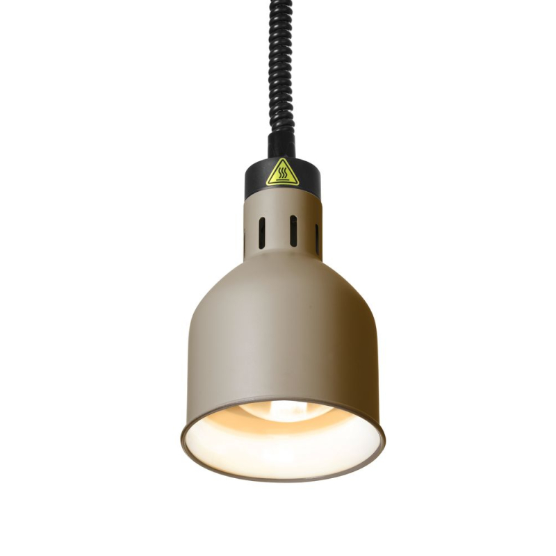 Lampe Chauffante Cylindrique R&eacute;glable, 250W, pour Maintien au Chaud des Aliments - Hendi