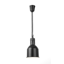 Lampe Chauffante Cylindrique R&eacute;glable, Hauteur Ajustable 70-150cm, Ampoule Incassable pour Maintien au Chaud des Aliments - Hend