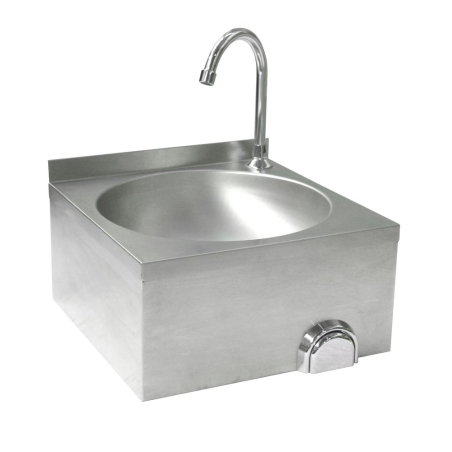 Lave-mains Inox &agrave; Commande Genou Professionnel - Hendi