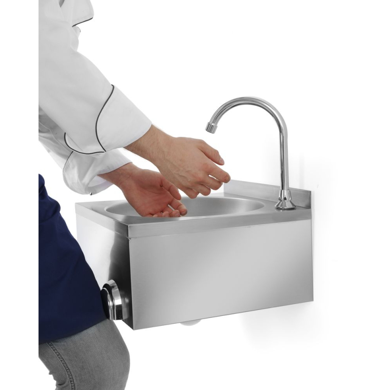 Lave-mains Inox &agrave; Commande Genou Professionnel - Hendi