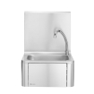 Lave-mains inox sans contact &agrave; commande genou 400x330x560mm - Hendi