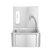 Lave-mains inox sans contact &agrave; commande genou 400x330x560mm - Hendi