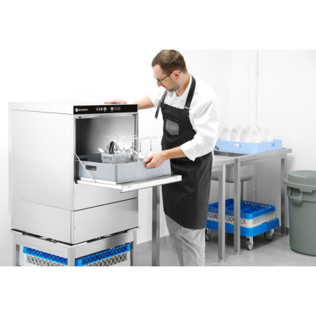 Lave-Vaisselle Professionnel 50x50 &Eacute;lectronique 6600W (57x60xH83cm) - Hendi