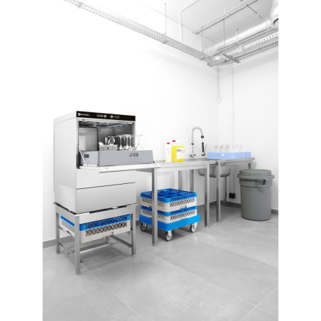 Lave-Vaisselle Professionnel 50x50 &Eacute;lectronique 6600W (57x60xH83cm) - Hendi