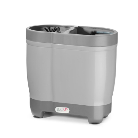 Lave-verres BarUp professionnel pour &eacute;vier, brosses amovibles et rin&ccedil;age &agrave; jets - Hendi