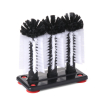 Lave-verres manuel BarUp, 3 brosses nylon et 4 ventouses - Hendi