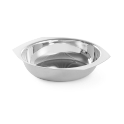L&eacute;gumier Professionnel Acier Inoxydable &Oslash;160x40mm avec Poign&eacute;es - Hendi