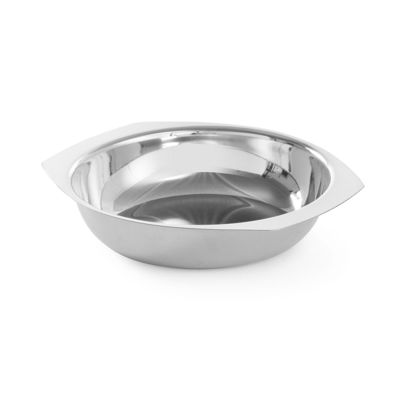 L&eacute;gumier Professionnel Acier Inoxydable &Oslash;160x40mm avec Poign&eacute;es - Hendi
