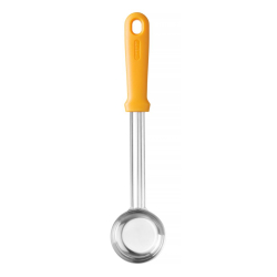 Louche &agrave; sauce pour pizza professionnelle Robert Bronwasser 0,09L orange - Hendi