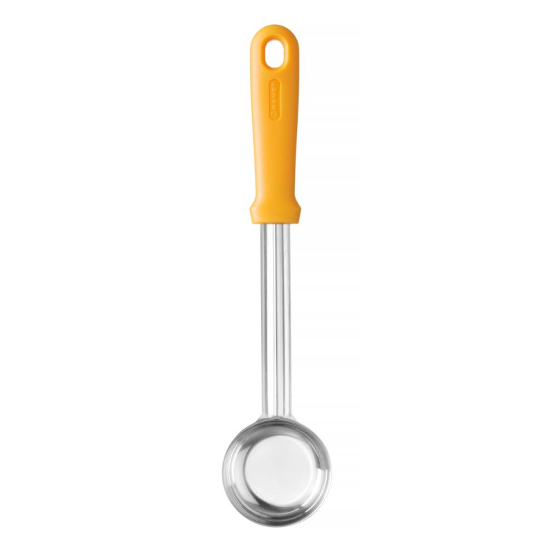 Louche &agrave; sauce pour pizza professionnelle Robert Bronwasser 0,09L orange - Hendi